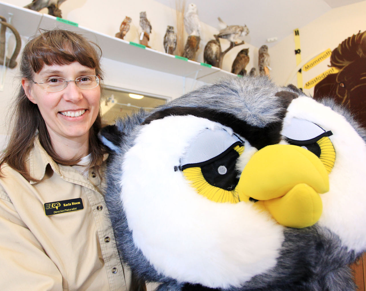 Karla Bloem, executive director of the Houston International Owl Center